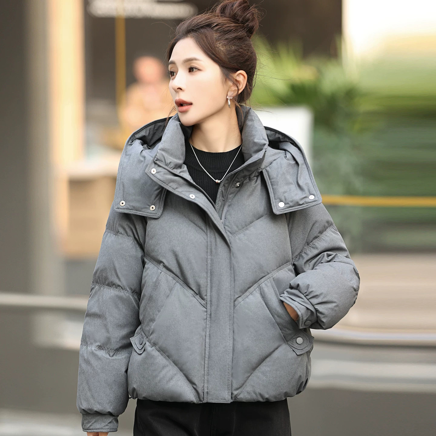 短款羽绒服女款羽绒内胆保暖外套