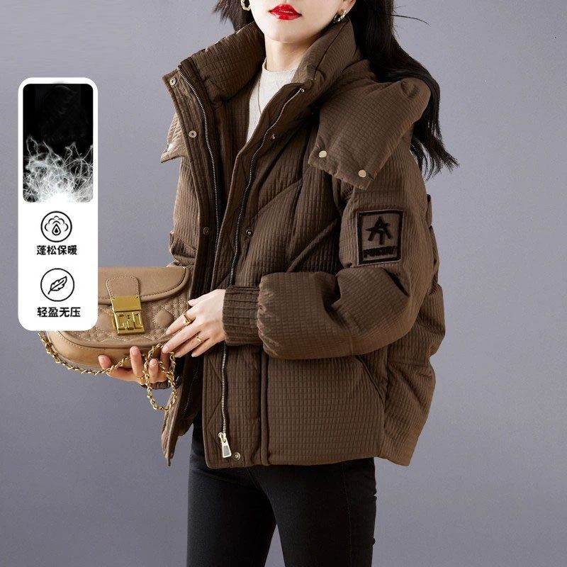 短款羽绒服女冬季2025新款小个子高端洋气时尚加厚保暖白鸭绒外套