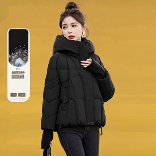 高级感超好看羽绒服女款冬2025年新款欧货时尚高端短款小个子外套