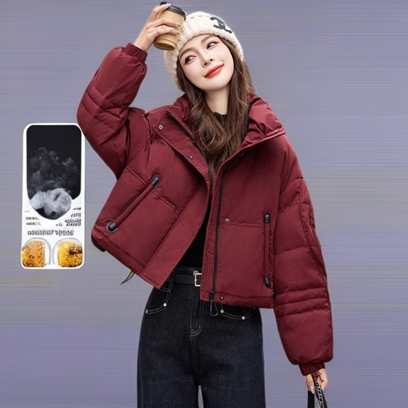 羽绒服女短款2025冬新款加厚套