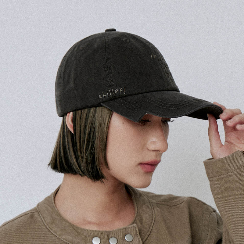 随缘水洗鸭舌帽秋冬新品