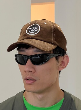 Xotic官方 oarism灯芯绒鸭舌帽春夏新品手绘绣花棒球帽寇克船长