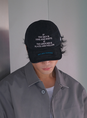 XOTIC官方 oarism「Pink + White」标语鸭舌帽新款男女刺绣水洗帽