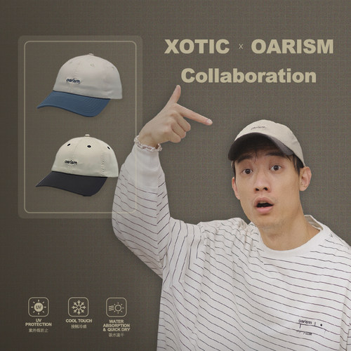 xotic官方联名拼色鸭舌帽夏季