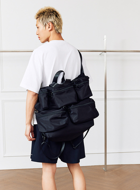 Xotic官方 oarism24SS 多功能画家包新品多袋可拆斜挎手提双肩包