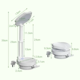 Светодиодная складная умная настольная лампа, аварийное освещение, дистанционное управление, голосовое управление