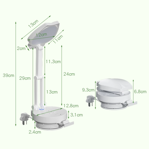 Светодиодная складная умная настольная лампа, аварийное освещение, дистанционное управление, голосовое управление