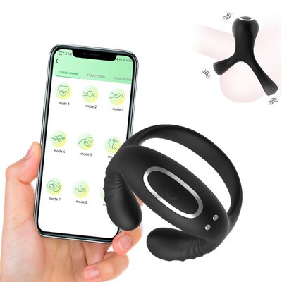 Long Distance Control App Vibrator Ring Cock Ring Vibrating