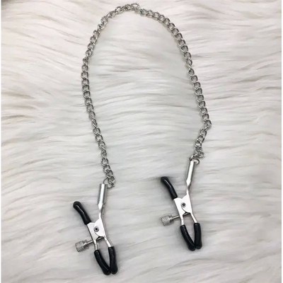 Nipple Clamp with Chain Nipple Clips BDSM toy Kink Fetish