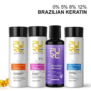 PURC Keratin Treatment Shampoo Conditioner Hair