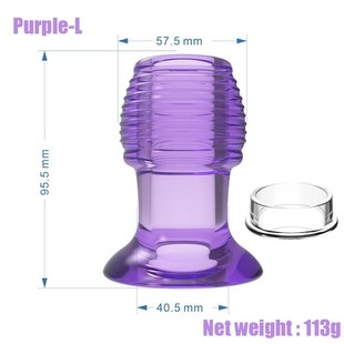 LED Buttplug Wireless Remote Control Vibrating Anal Plug But