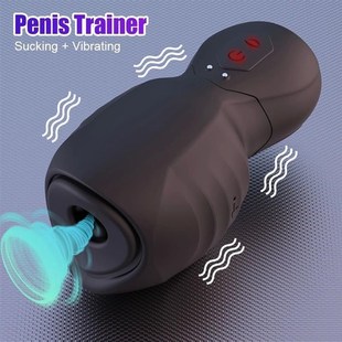 Penis Trainer Male Masturbation Cup 7+7 Modes Vibrator Eroti