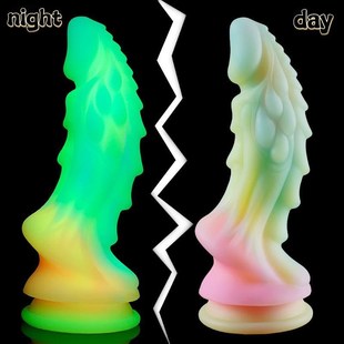 YiHH Luminous Animal Dragon Dildos for Women Men Colourful G