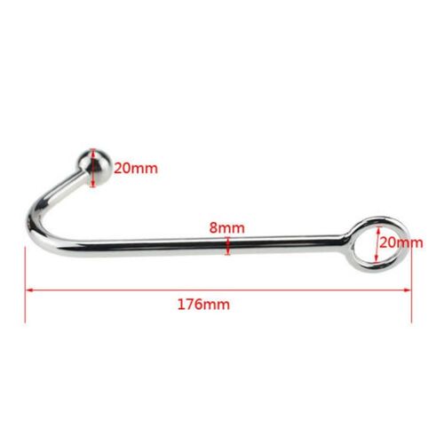 Prostate Massage Stainless Steel Butt Plug Anus Stimulator S