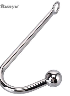 Anal Hook Metal Anal Plug With Ball Hole Butt Plug Dilator P
