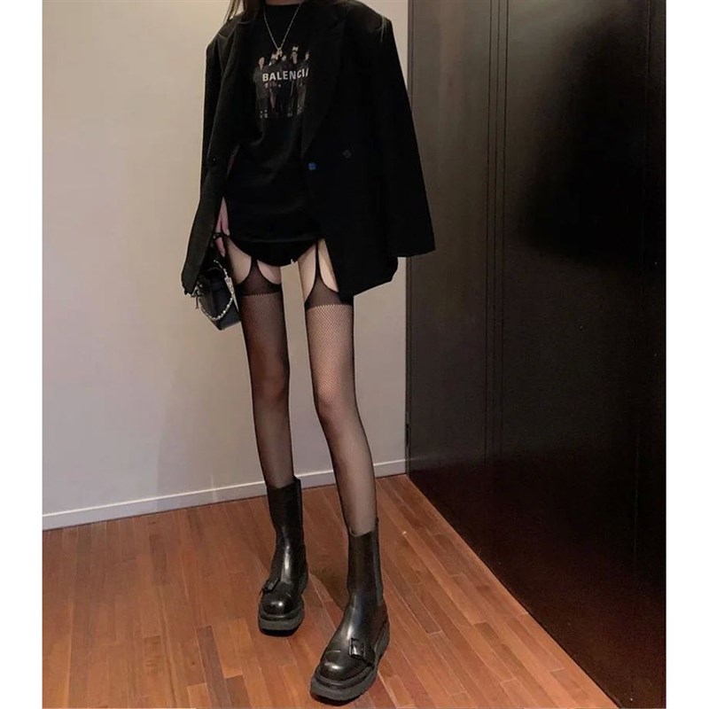 1Piece Thin Pantyhose Women Fishnet Stockings for Women