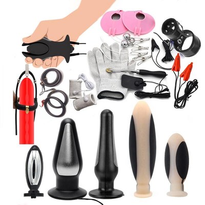 Electric Shock Sex Toys Cock Ring,Estim Penis,Eectroshock Bu