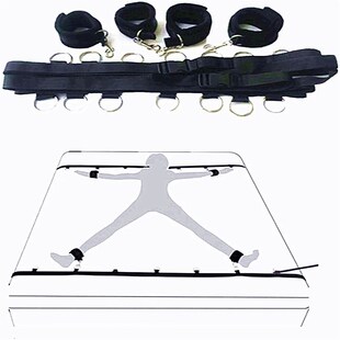 Bed Restraint Set Couple Sex Toys Bondage Handcuff Kit