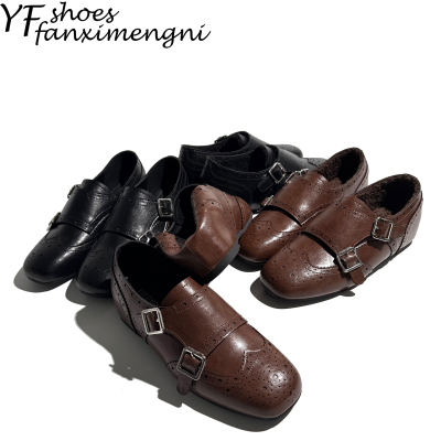 雕花布洛克玛丽珍英伦乐福鞋