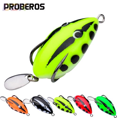 雷蛙路亚饵4cm 5g仿真路亚假饵软饵黑鱼鱼饵改装雷蛙软饵渔具高k6