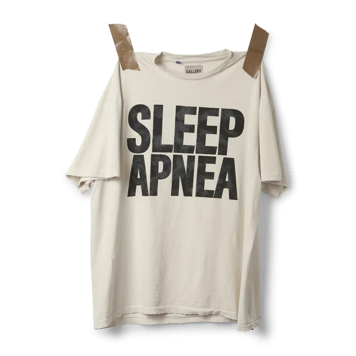 sleep apnea tee 字母logo短袖t恤男女同款高街