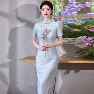 新中式绝美改良旗袍年轻款少女日常可穿高级感2025新款夏高端气质