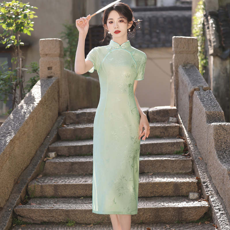 新中式国风改良日常可穿旗袍2025夏季新款年轻款少女连衣裙高级感