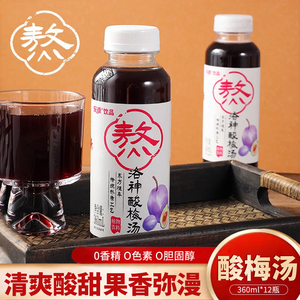 洛神酸梅汤清润解暑果汁饮料