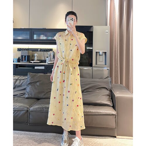 Zwinnie詹维尼【太阳花刺绣套装】莱赛尔天丝含吊带套装GYT202642