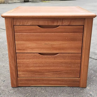 木蜡油免漆床头柜免安装床边柜原木风收纳柜大床头柜置物柜储物柜