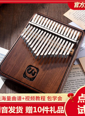 Walter.t新式款卡林巴琴拇指琴正品17音21音手指琴初学男女乐器