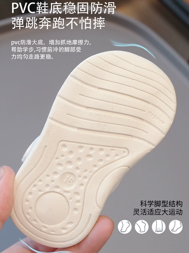 Летние детские сандалии подходит для мужчин и женщин для девочек для раннего возраста, нескользящая детская белая обувь, мягкая подошва, 1-3 лет