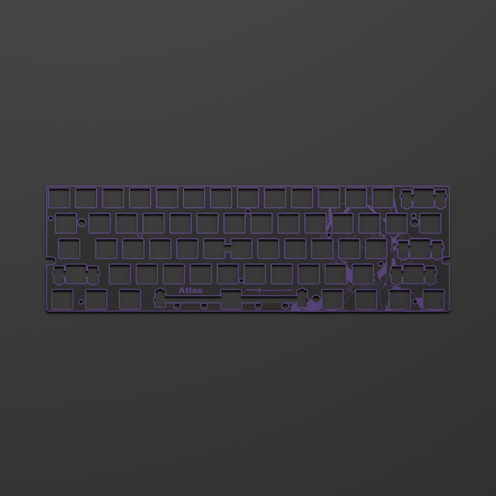 Rakkav2 Atlas专用6.25u沉金定位板,电脑硬件/显示器/电脑周边,虚拟现实设备,淘宝优惠券,粉丝福利购,淘宝优惠卷