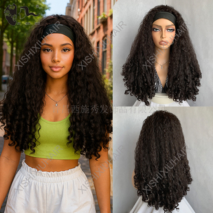 African yaki curly headband wigs 24
