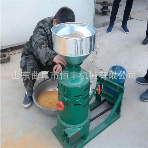厂家直销五谷杂粮脱皮机新型碾米机粮食脱皮制糁机玉米剥皮机