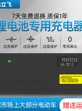 48V锂电池充电器铁锂15串54.8V2A3A5A10A磷酸铁锂15串快充充电器
