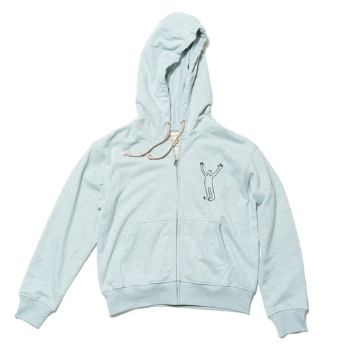 nothing.cn/女款连帽拉链开衫短卫衣/舒适棉质/松chillax