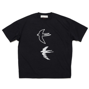 for nothing.cn lost T恤圆领 words 超宽松重磅230克厚全棉短袖