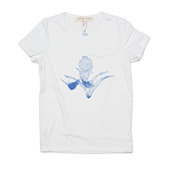 棕d 系列 花现 nothing.cn T恤白 钱来 全棉短袖 藏蓝 女款 深海绿