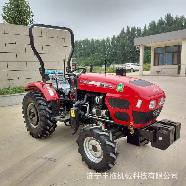 低矮洛阳华宣林果王504型温室大棚转弯半径小农用轮式柴油拖拉机
