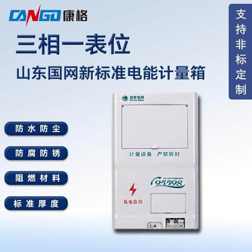 山东国网新款电能表计量箱电表箱塑料阻燃防水三相一表位计能箱