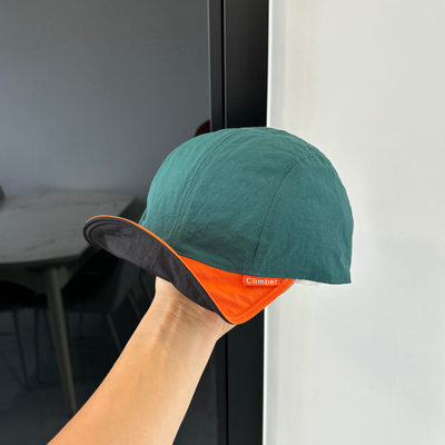 户外运动薄款双面戴可折叠跑步帽速干鸭舌帽男夏季棒球帽子女潮牌