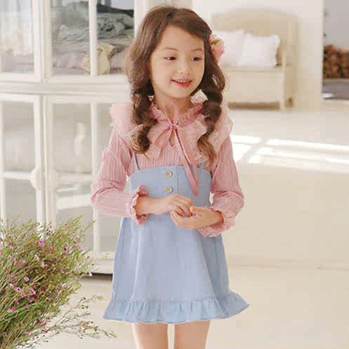 Jupe fillette en toile - Ref 2051087 Image 4