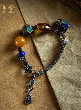 孤品仅此一件多宝藏式手串男女礼