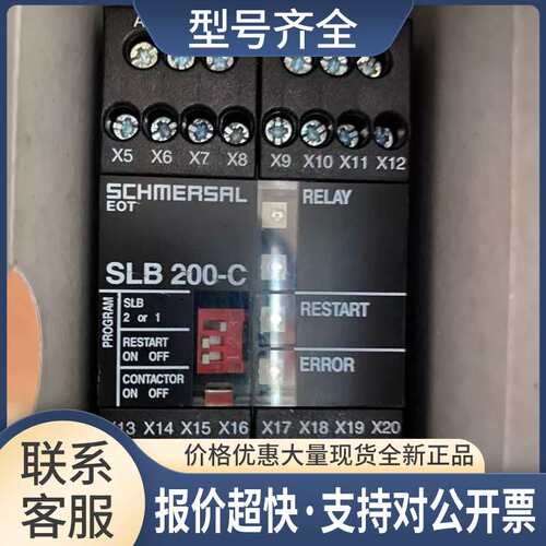 SCHMERSAL SLB200-C04-1R 24V施迈赛安全模块SLB200-C 议价议价