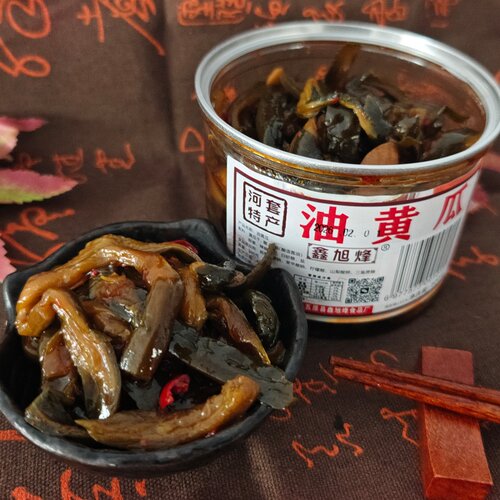 巴盟油黄瓜500克1瓶鑫旭烽内蒙古