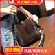时尚 女式 真皮包包2025新款 轻奢牛皮女包高级感通勤斜挎包水桶包女