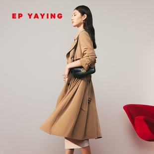 商场同款 风衣女 卡其色轻薄中长款 7405A YAYING雅莹女装