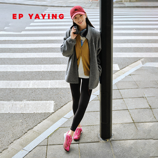 运动弹力瑜伽裤 EP雅莹2025新款 高腰显瘦紧身裤 时尚 6101A 女装