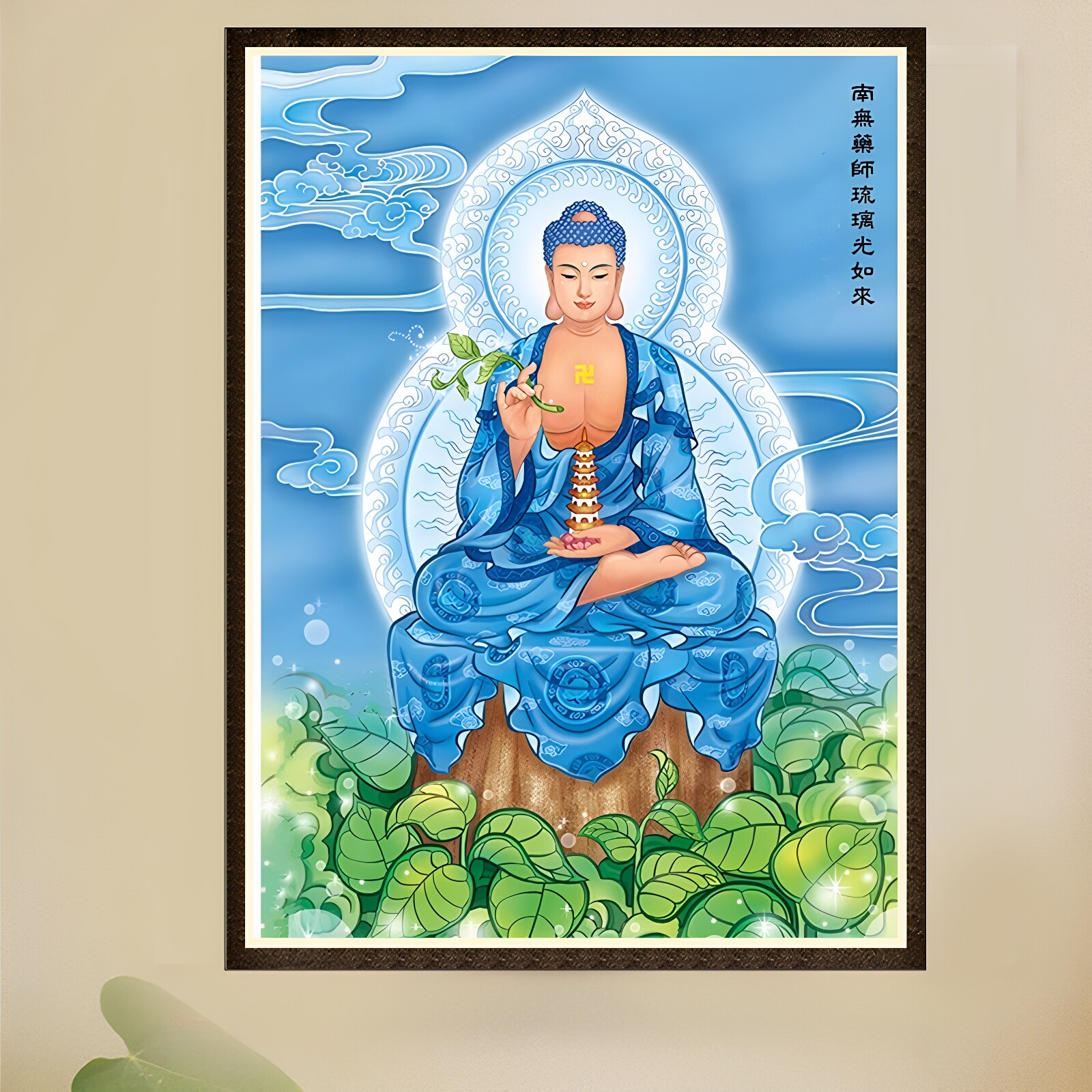 释迦牟尼钻石绣药师如来佛祖新款